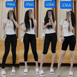 Hcm _ship hoả tốc _ legging dệt q.châu 9966 7766 5566 3366_quần ngố siêu có giản _ bầu bí bon chen _ có túi quần _thu lê