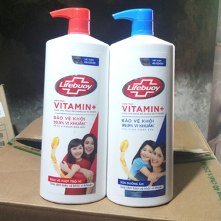 Sữa tắm Lifebuoy 980ml bảo vệ 99,9% vi khuẩn/ hàng chính hãng