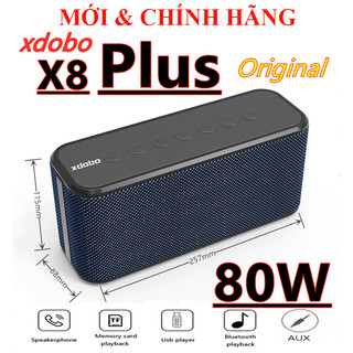 Loa bluetooth 5.0 siêu bass 80w chống nước pin 10000mah ghép đôi xdobo x8 plus x8+ \ x8 iii x8 3