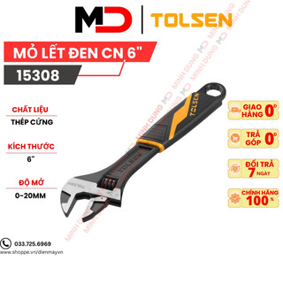 Mỏ lết cán nhựa miệng 19mm cn tolsen 15308 - hàng xuất khẩu châu âu dienmayvn