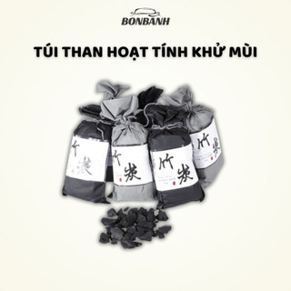 Túi than hoạt tính khử mùi ô tô bamboo, than hoạt tính khử mùi - khử âm mốc