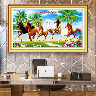 Tranh đính đá mã đáo thành công DD9004 (1m15 x 55cm)