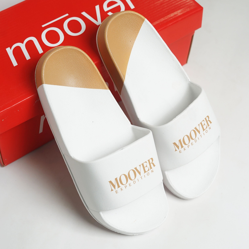 Dép đúc quai ngang Moover LOGO Unisex Slipper Cá Tính MOOVER ĐÚC LG CHỮ