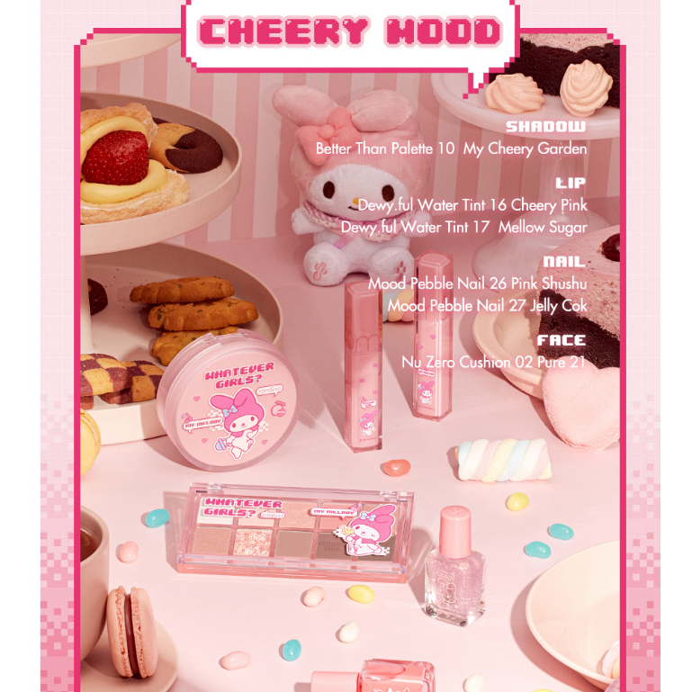 Bộ Sưu Tập Phiên Bản Giới Hạn Romand My Melody Kuromi Makeup 15g