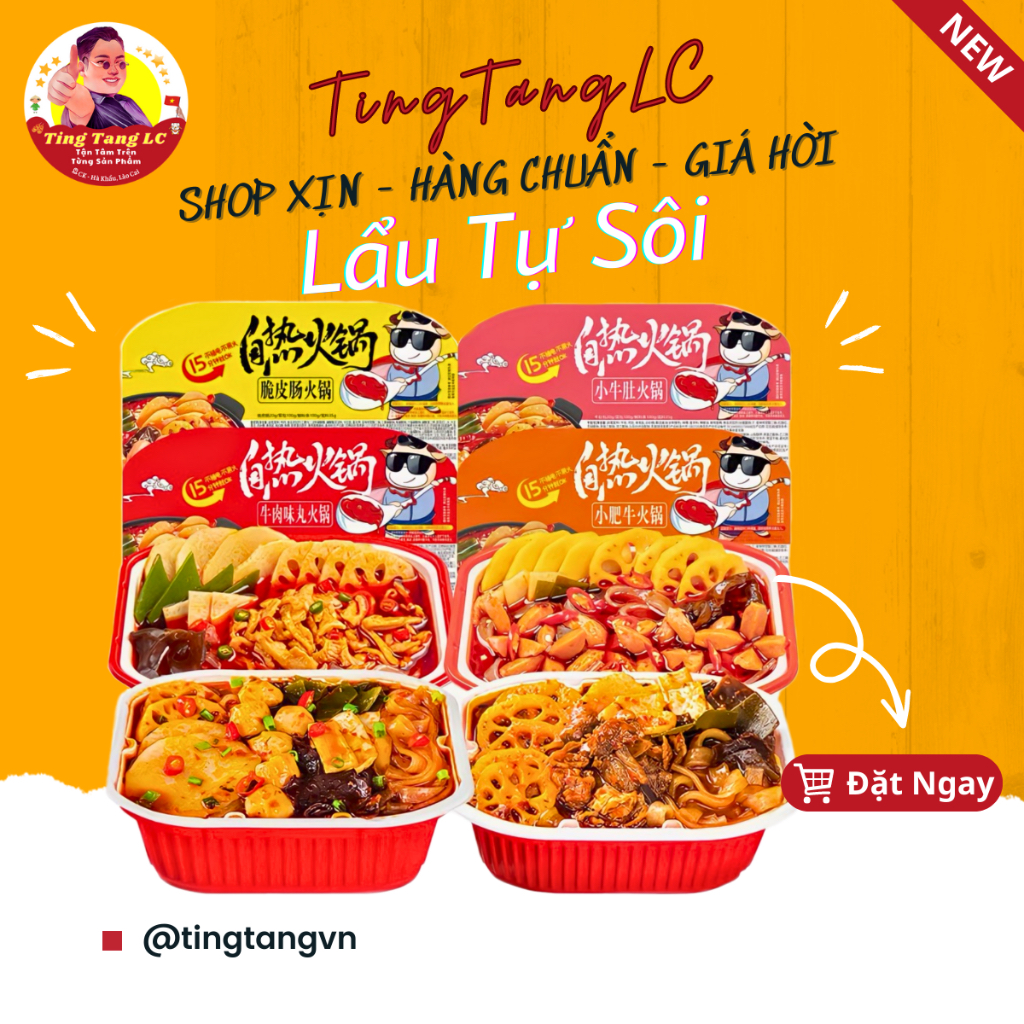 - Lẩu tự sôi Trùng Khánh, lẩu tự sôi Panda, tingtang