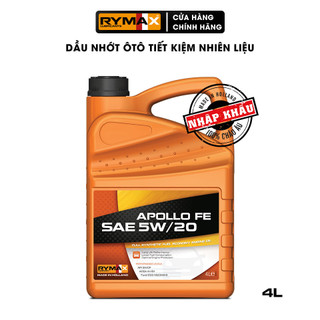 Dầu nhớt Ôtô - Xe Hơi tiết kiệm nhiên liệu Rymax Apollo FE 5W/20 (4L-5L) - Hàng nhập khẩu Châu Âu