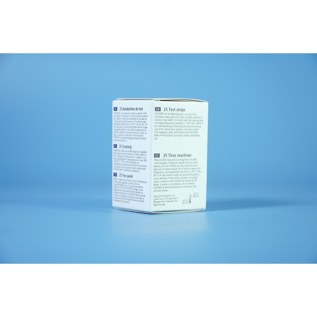 Lọ 25 & 50 que thử đường huyết máy Easymax TAG và Easymax MU