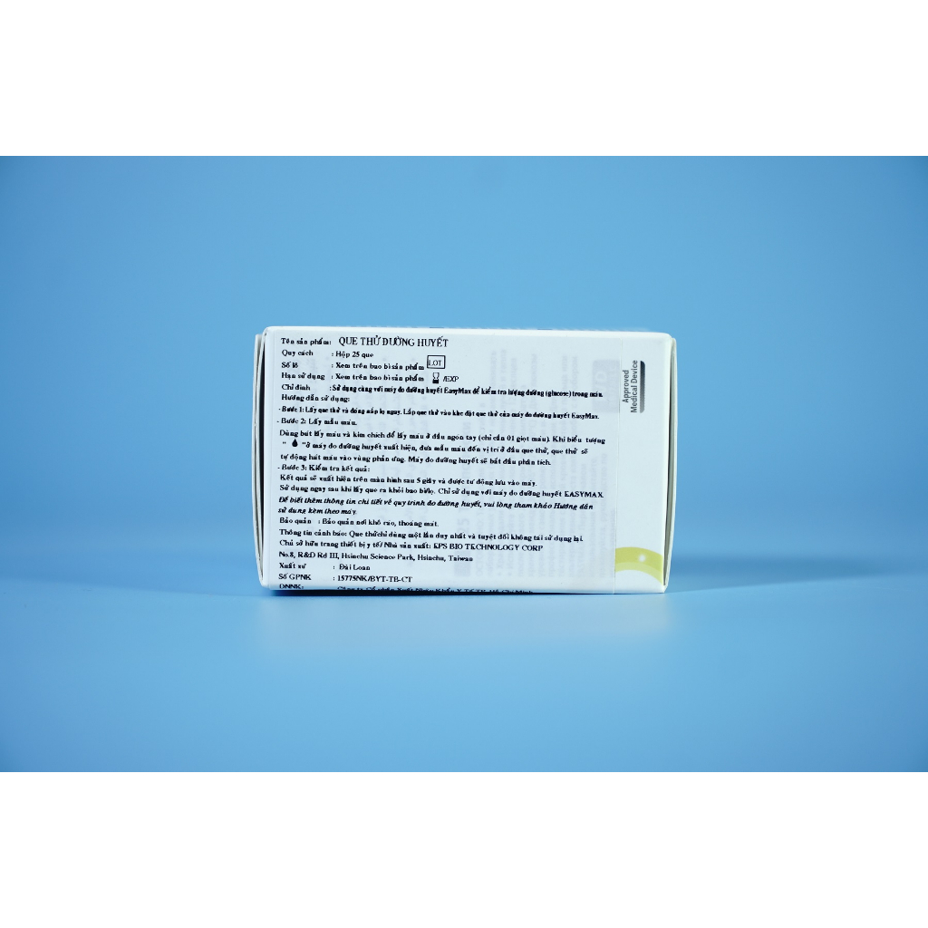 Lọ 25 & 50 que thử đường huyết máy Easymax TAG và Easymax MU