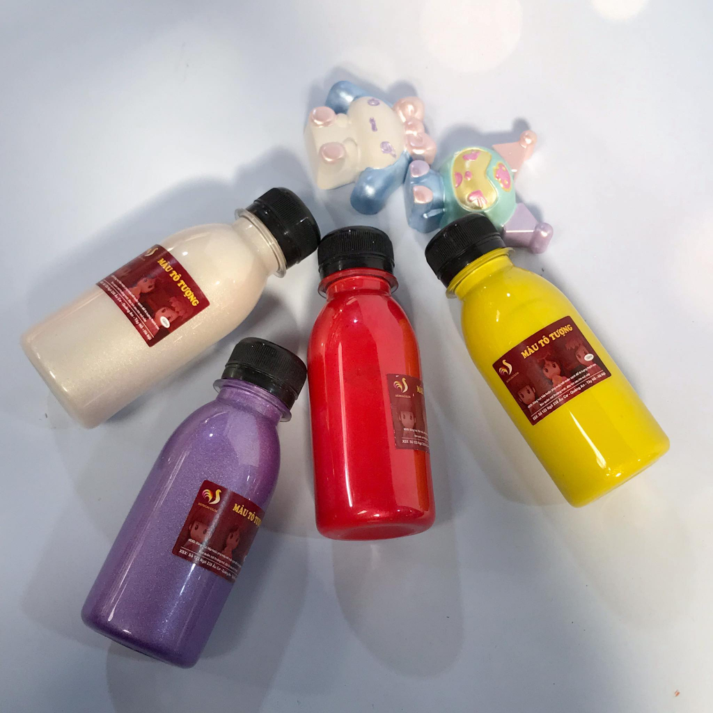 Bộ 20 Màu Nhũ Tô Tượng Hungacolor Chai 100ml Loại Pha Sẵn