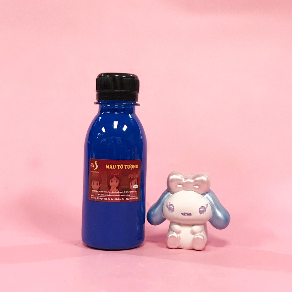 Bộ 20 Màu Nước Tô Tượng Thạch Cao Pha Sẵn Màu Thường HUNGACOLOR Chai 100ml