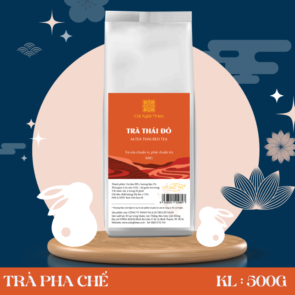 , Nguyên liệu pha trà sữa Thái Đỏ - Cát Nghi MTea