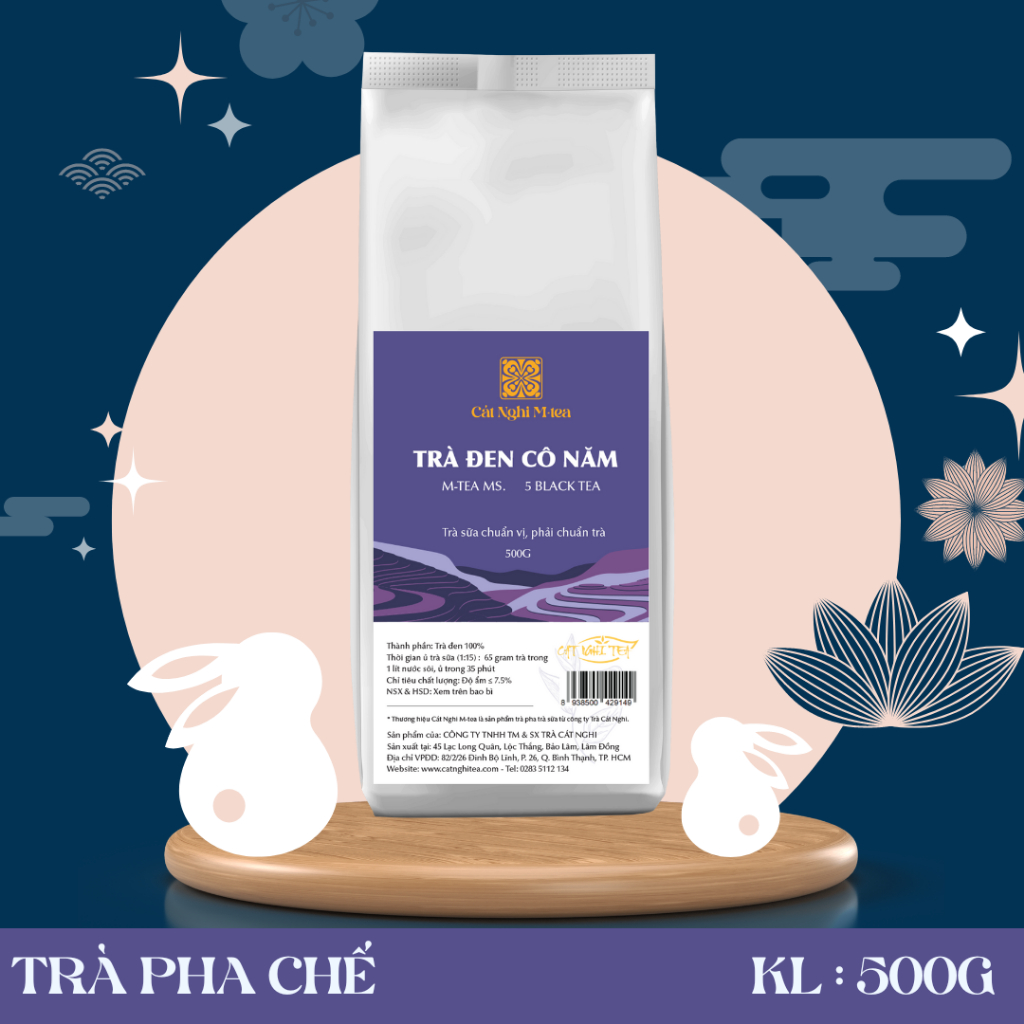 Trà đen, Nguyên liệu pha trà sữa và trà trái cây - Cát Nghi MTea