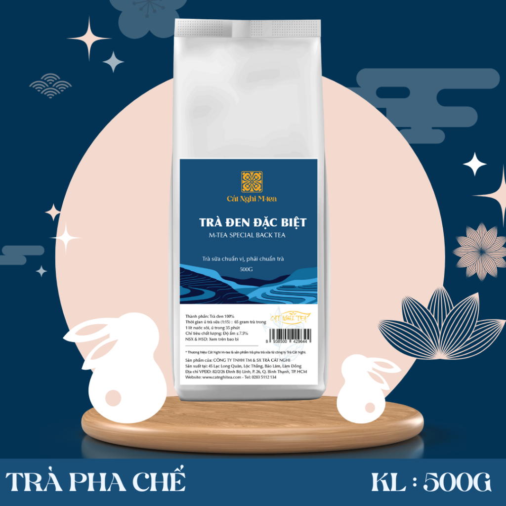 Trà đen, Nguyên liệu pha trà sữa và trà trái cây - Cát Nghi MTea