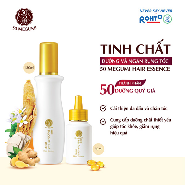 Tinh chất ngăn rụng tóc Megumi 30ml và 120ml