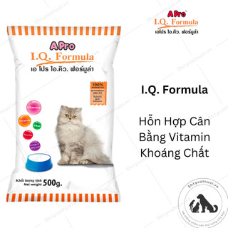 Hạt khô cho mèo apro iq formula gói 500g