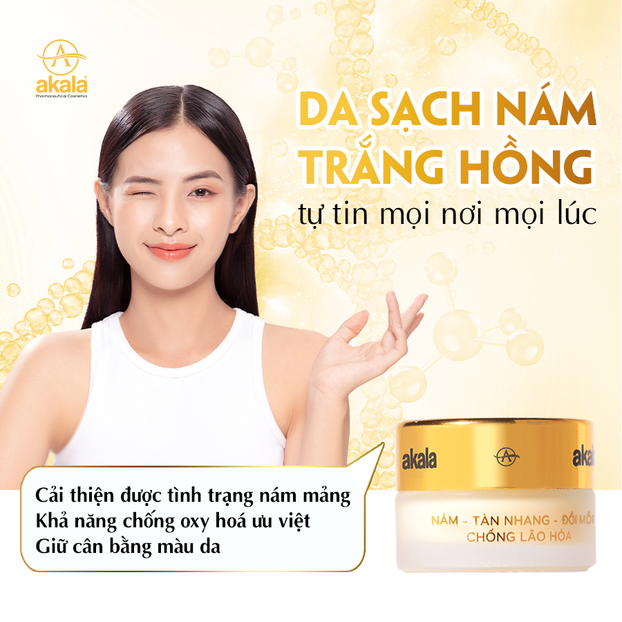 Kem Nám - Tàn Nhang - Đồi Mồi - Chống Lão Hoá akala  8gram