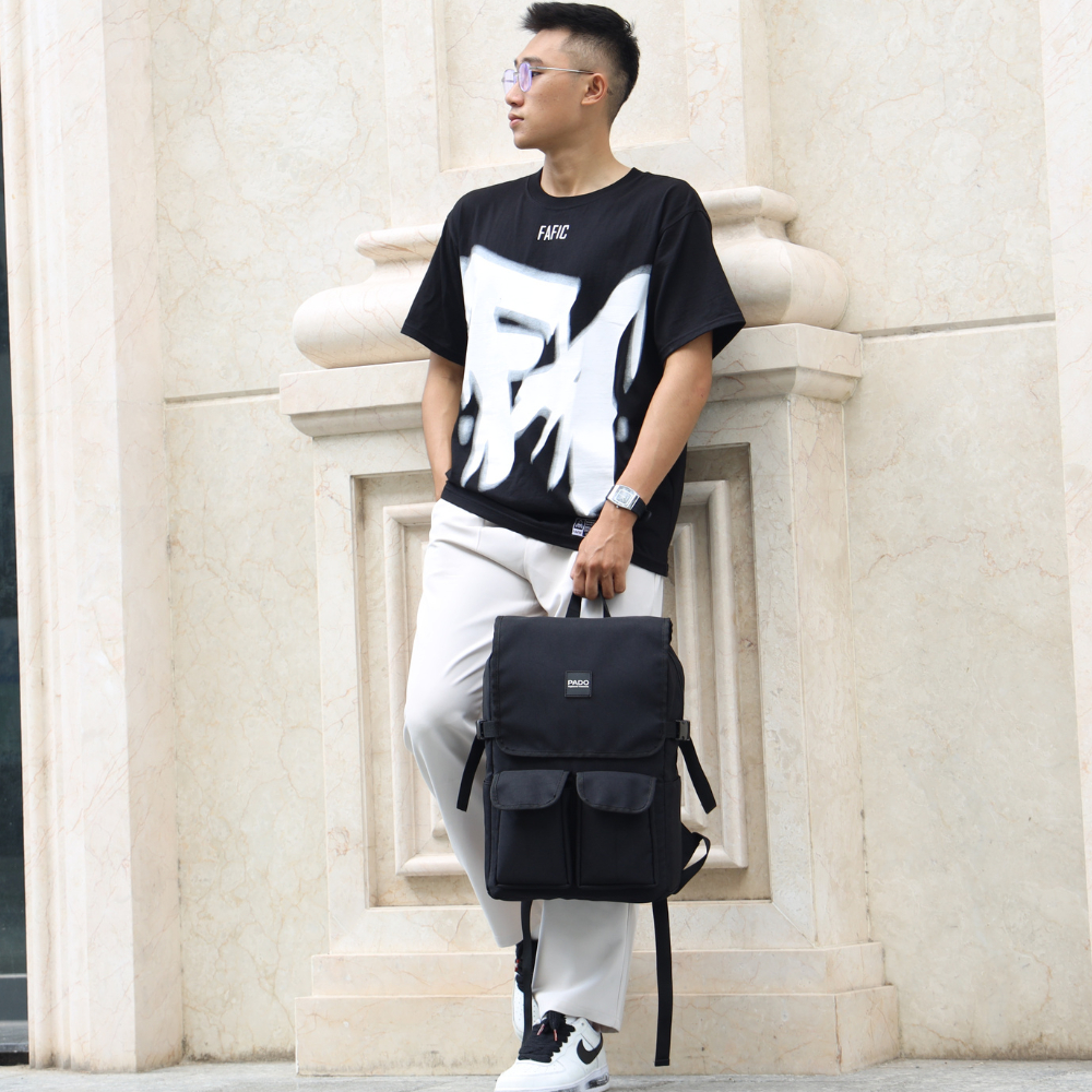 Balo laptop thời trang nam nữ đi học đi làm PADO 615 - Thiết kế tối ưu đựng được laptop 15.6inch - Bảo hành chính hãng