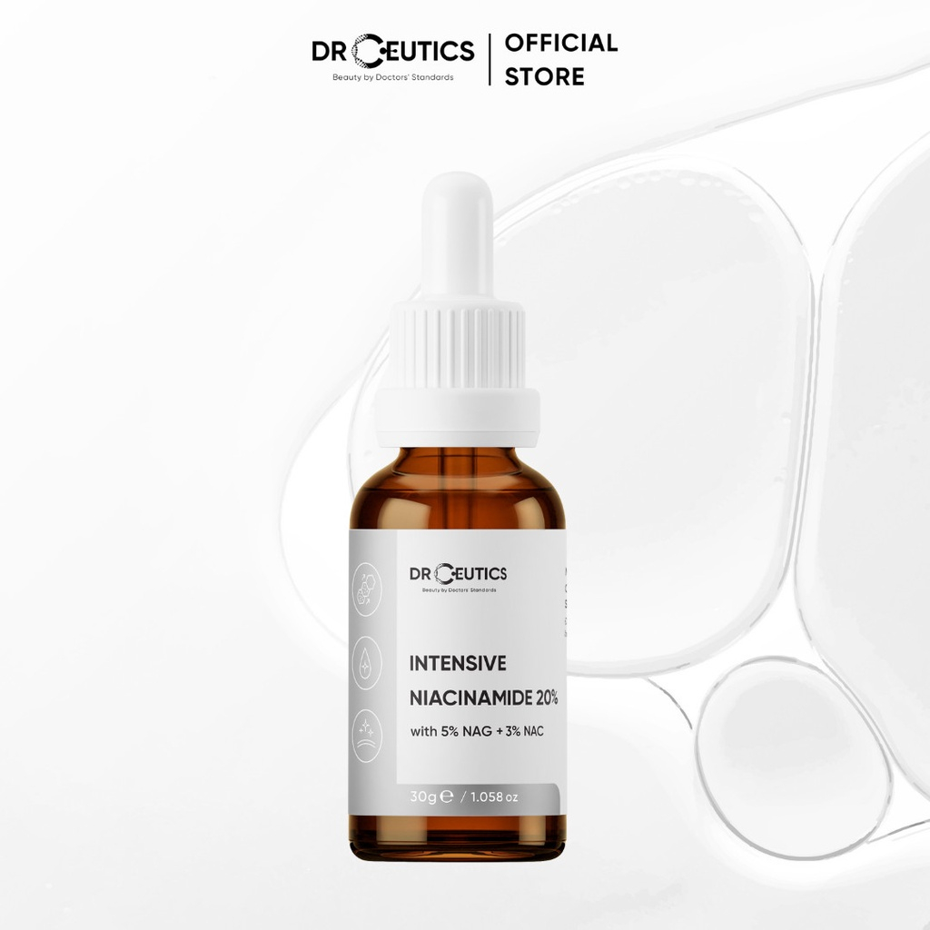DRCEUTICS Tinh chất Niacinamide DrCeutics Intensive Niacinamide 20% Mờ Thâm Sáng Da (30g)