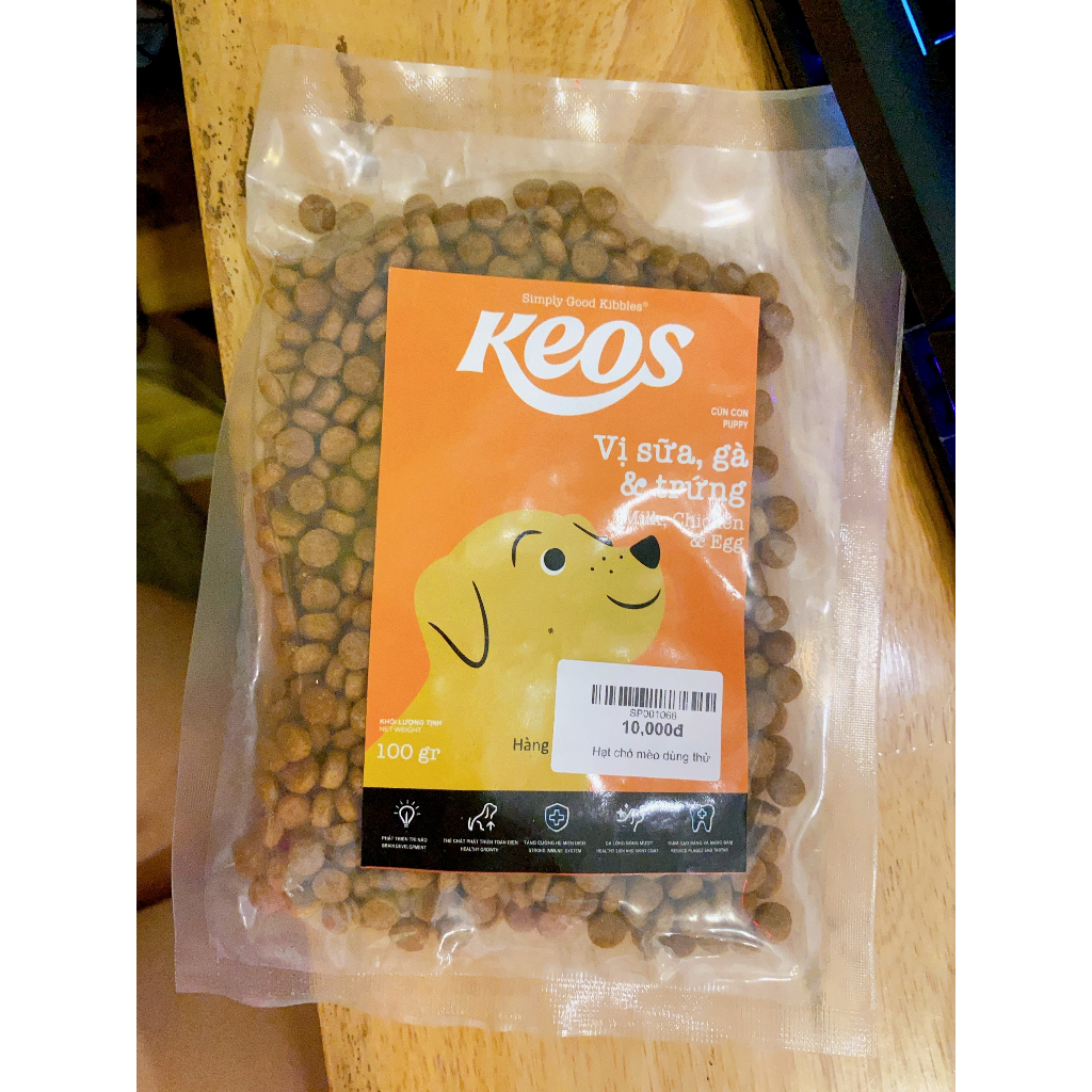 Thức ăn hạt dùng thử  dành cho chó mèo