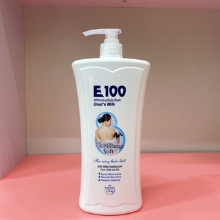 Sữa Tắm E100 Silky Màu Vàng ,hồng, trắng 1200ml