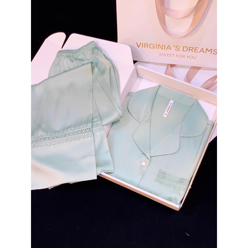 Bộ ngủ lụa QC cao cấp