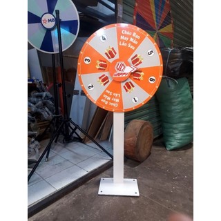 Vòng quay ( may mắn kỳ diệu cam trắng 8 ô - kt: 60cm c120cm)