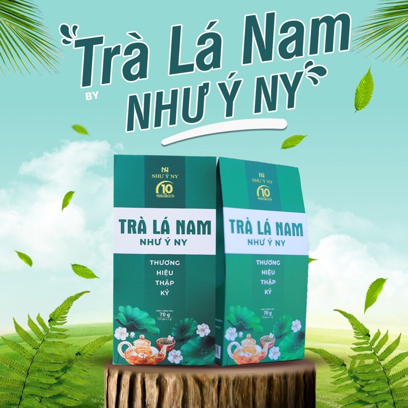 Trà Lá Nam Như Ý Ny Hỗ Trợ Giảm Cân Giảm Mỡ Thanh Nhiệt Hộp 10 Gói