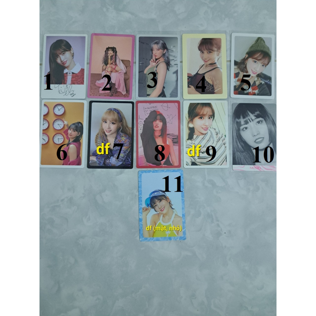 CARD PRE CHÍNH HÃNG TWICE MOMO HIRAI MOMO