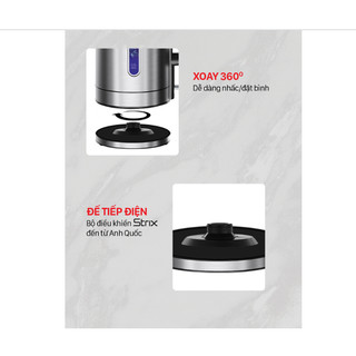 Ấm siêu tốc Roler RK-5132 -1.7L