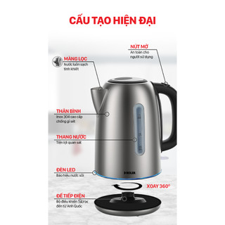 Ấm siêu tốc Roler RK-5130 - 1.7L