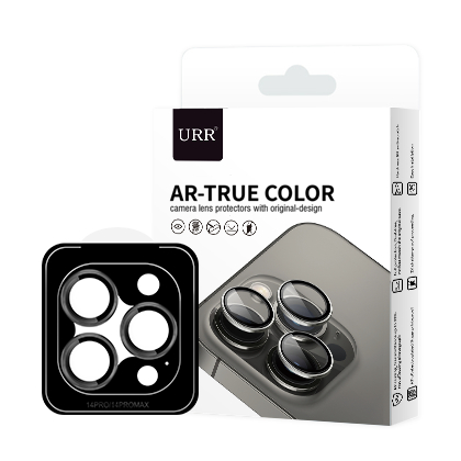 URR Autobot Camera Lens 3D PVD – Bộ dán bảo vệ 3 mắt camera IPhone 14 Pro Max / 13 Pro max , 2 tầng bảo vệ