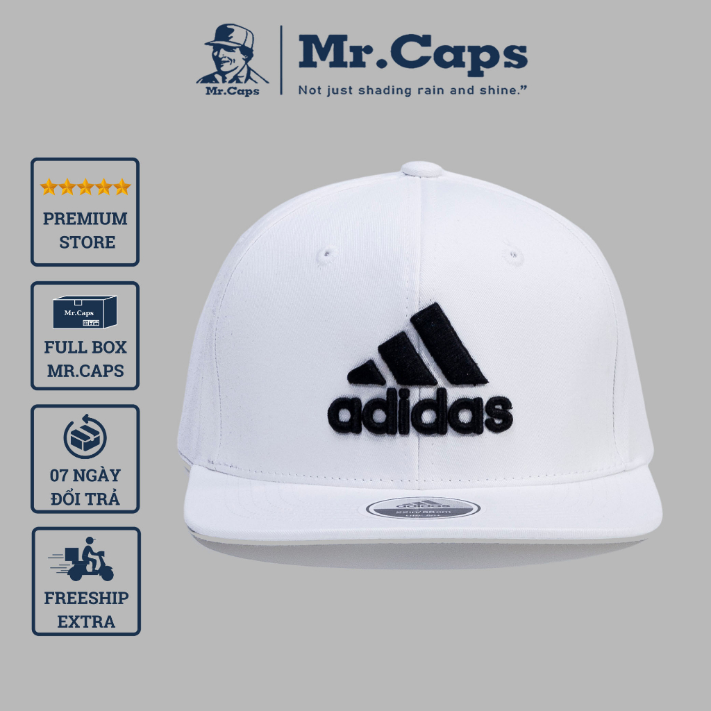 Nón snapback adidas Full Box - Mũ hiphop phong cách ulzzang vải kaki cao cấp form unisex cho cả nam nữ Mrcap Store