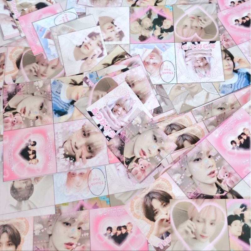 Set 20 sticker TXT dễ thương trang trí gói hàng cực xinh