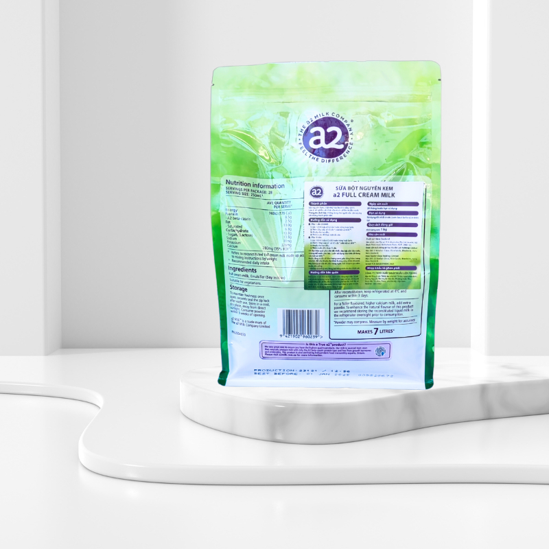 Sữa A2 nguyên kem túi 1kg