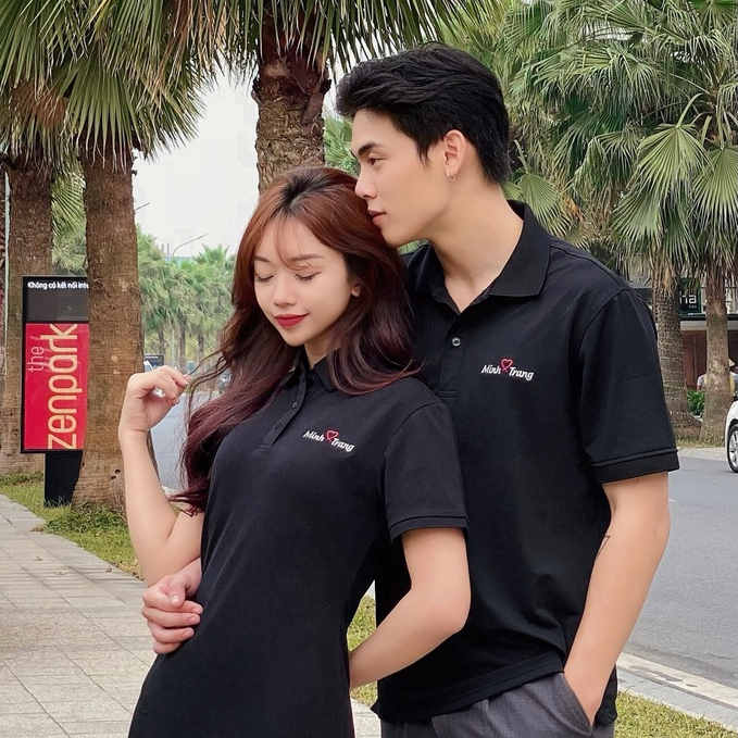 Váy Polo Nữ LILA Thêu Tên Theo Yêu Cầu Set Đồ Đôi Basic Nam Nữ Vải Cotton CVC Cao Cấp Form Regular Thoải Mái Thoáng Mát
