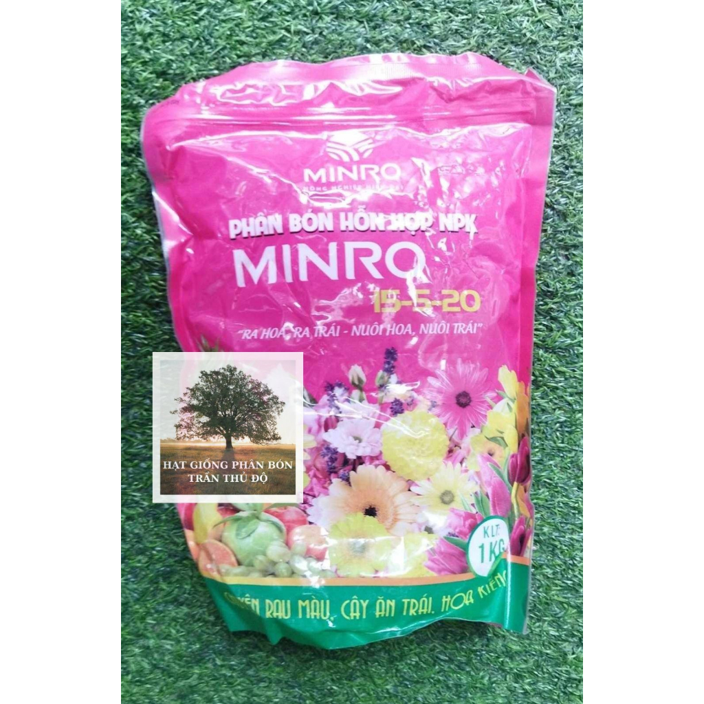 PHÂN BÓN HỖN HỢP NPK MINRO 15-5-20 ( 1kg )
