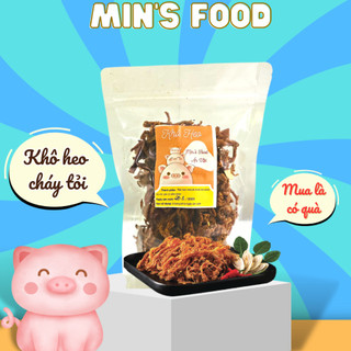 Khô heo cháy tỏi 100g siu ngon min's food đảm bảo chất lượng