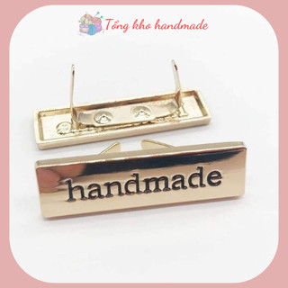Mác Chữ Handmade Phụ Kiện Gắn Trang Trí Túi Handmade, Ví Handmade, Balo Handmde - Phụ Kiện Làm Túi