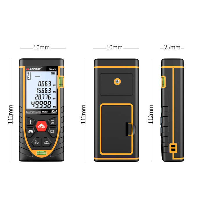 Thước đo khoảng cách bằng tia laser SNDWAY SW-M40/M50/M60/M70/M80/M100/M120 40m 50m 60m 70m 80m 100m 120m