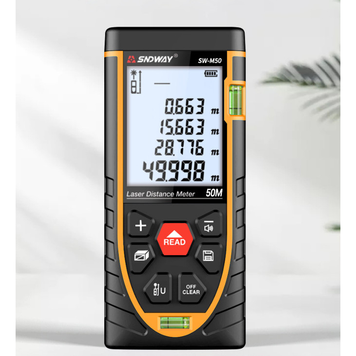 Thước đo khoảng cách bằng tia laser SNDWAY SW-M40/M50/M60/M70/M80/M100/M120 40m 50m 60m 70m 80m 100m 120m