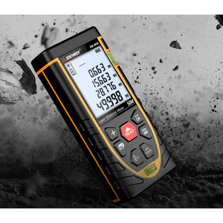 Thước đo khoảng cách bằng tia laser SNDWAY SW-M40/M50/M60/M70/M80/M100/M120 40m 50m 60m 70m 80m 100m 120m