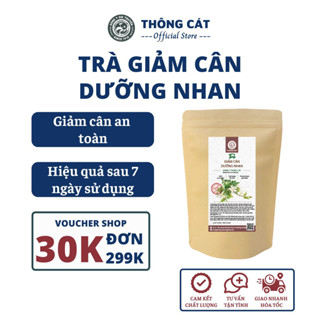Trà Giảm Cân Dưỡng Nhan giúp giảm m.ỡ bụng, m.ỡ đùi, giảm cân an toàn - Thông Cát