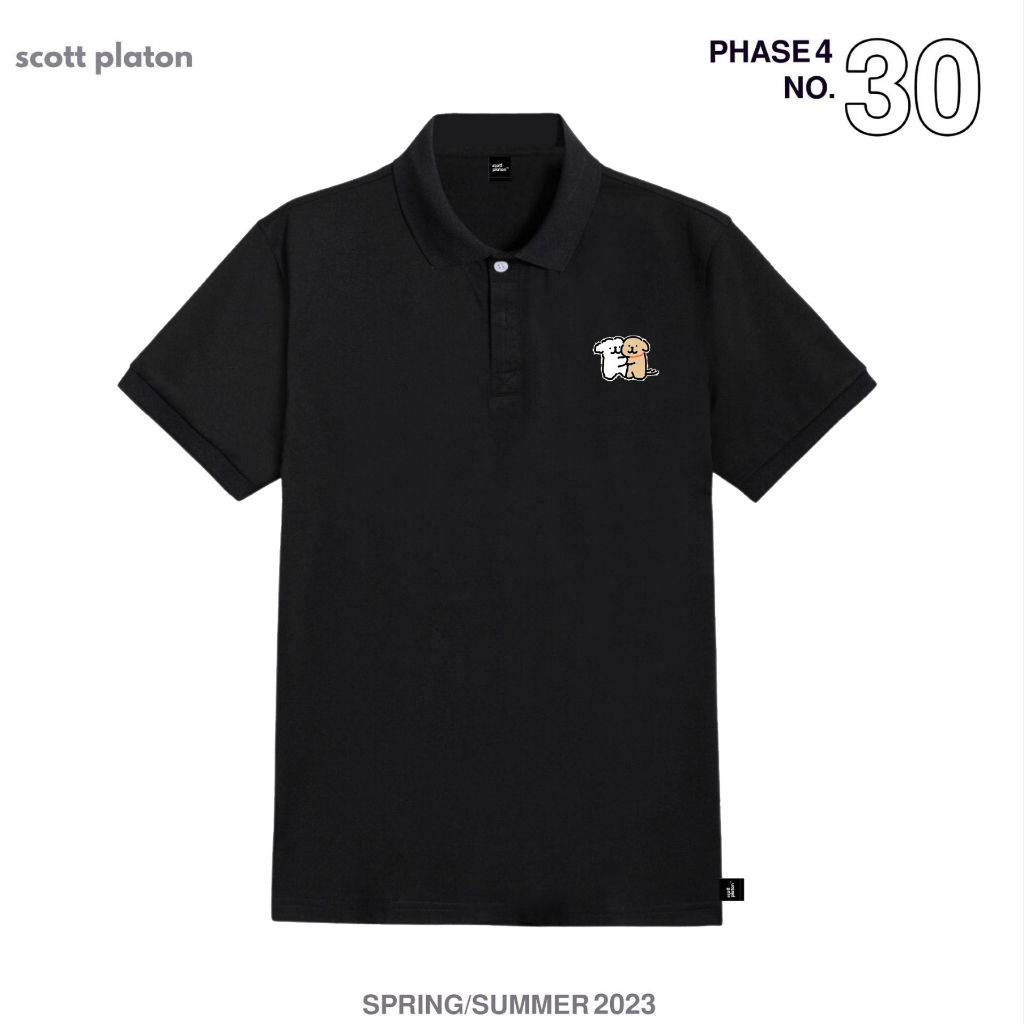 Scott Platon Áo Polo Chúng Mình Bên Nhau - Chất liệu microfiber dày dặn hút ẩm co giãn tốt