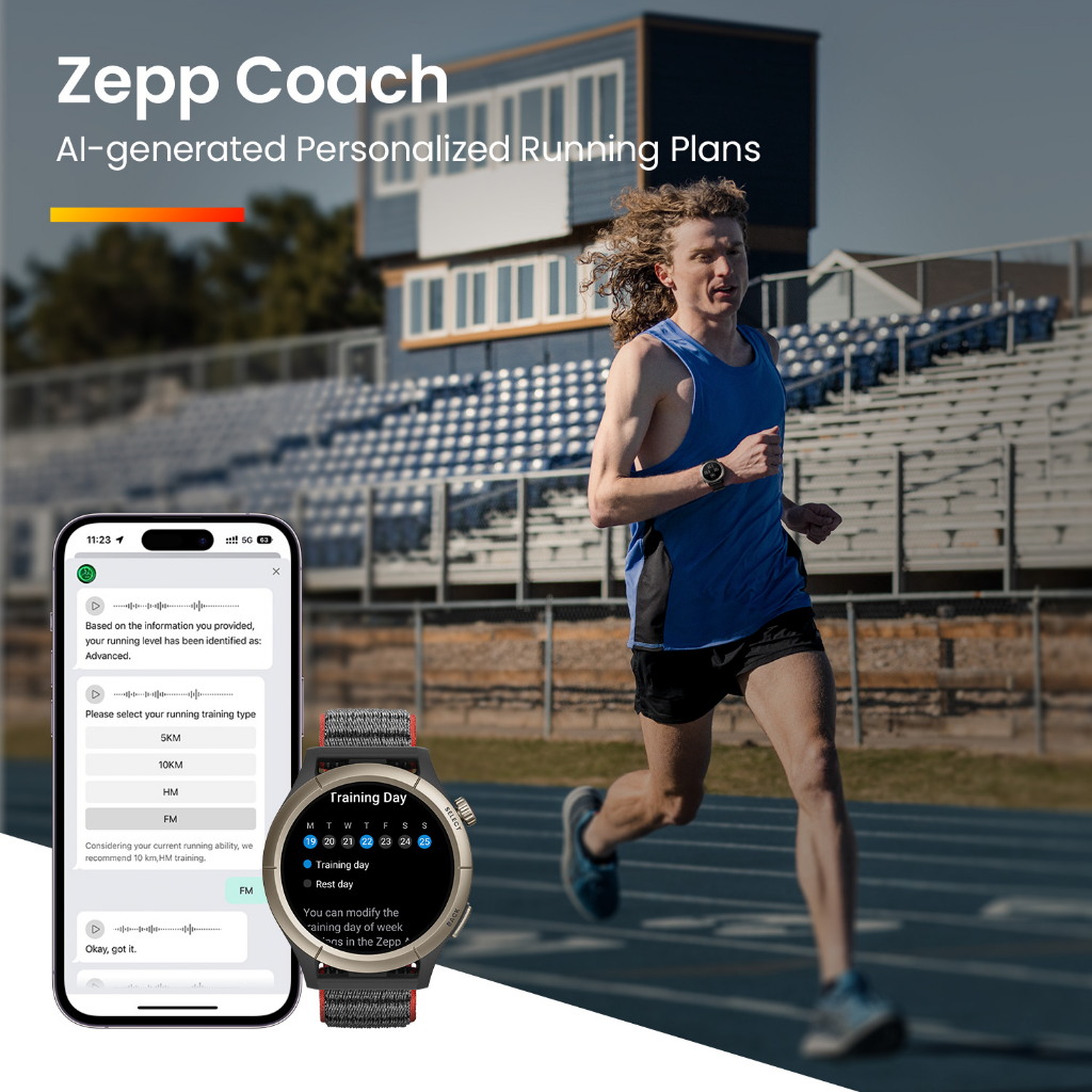 Đồng hồ thông minh Amazfit Cheetah Pro - GPS độc lập - Nghe gọi trực tiếp