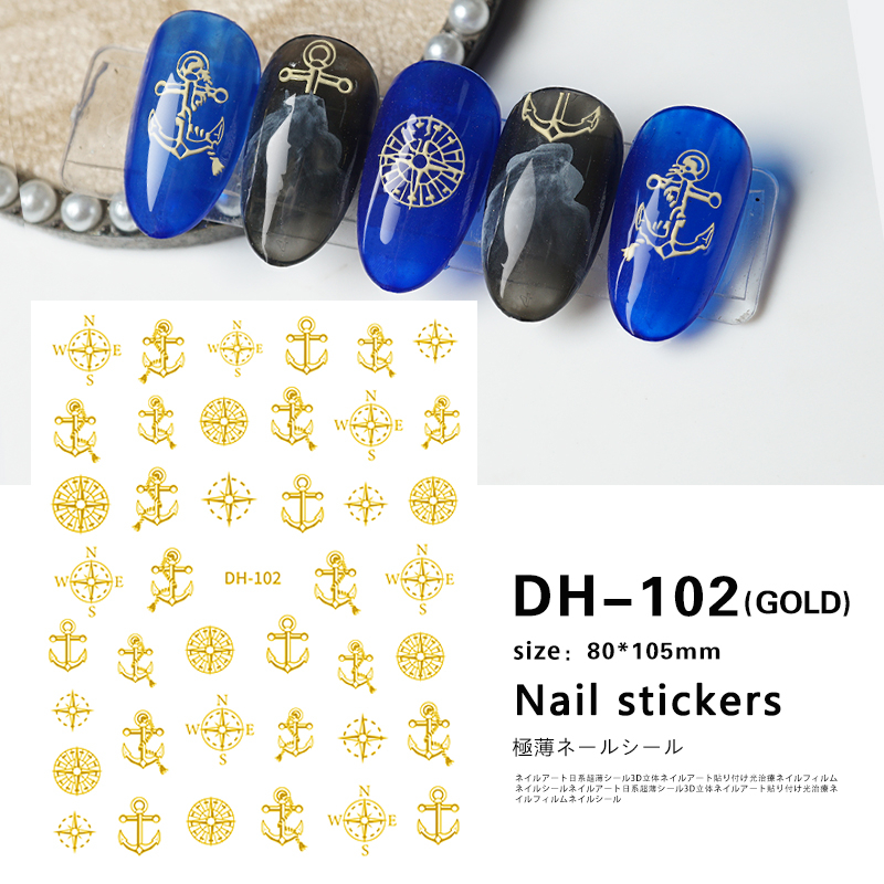 Sticker Đủ mẫu mã DH Cao Cấp dán móng loại mới 1001 mã- Stick móng siêu đẹp  - Phụ kiện đồ nail HSM