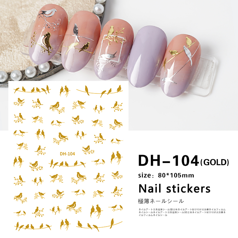 Sticker Đủ mẫu mã DH Cao Cấp dán móng loại mới 1001 mã- Stick móng siêu đẹp  - Phụ kiện đồ nail HSM