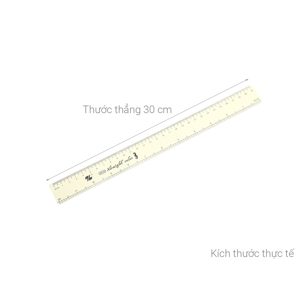 Thước thẳng Thiên Long SR-03 30cm , màu ngẫu nhiên