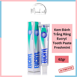 Kem đánh răng Eucryl Tooth Paste Freshmint trắng sáng 62g