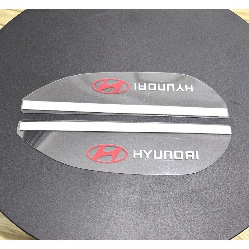 Combo 2 miếng dán vè che mưa gương chiếu hậu có logo theo hãng xe - vè che mưa chống nước hiệu quả