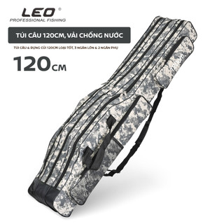Túi câu cá & đựng củi pcp dài 1m2, có 5 ngăn chính hãng neo